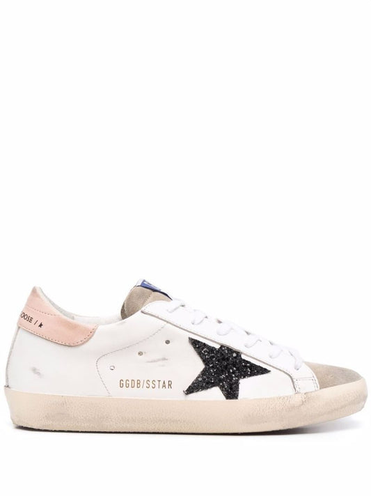 White Superstar Low Top Leather Trainers