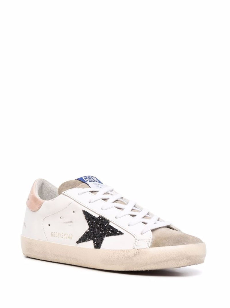 White Superstar Low Top Leather Trainers