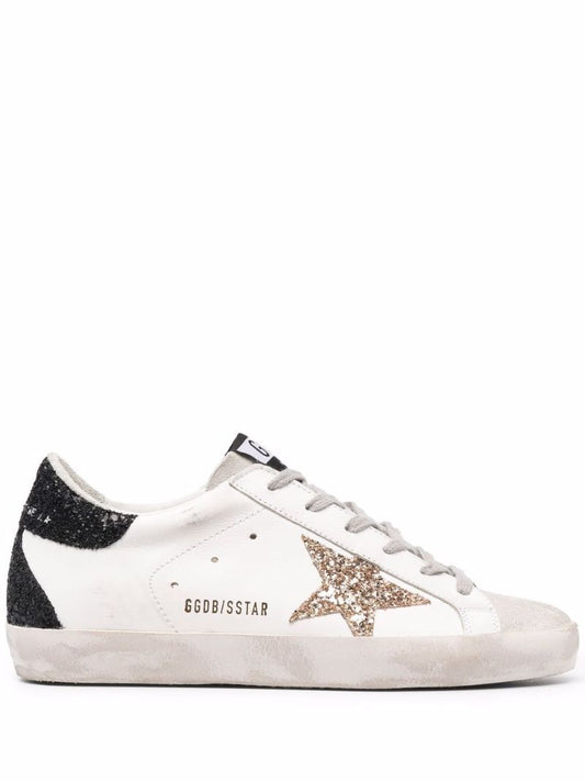 White Superstar Low Top Leather Trainers