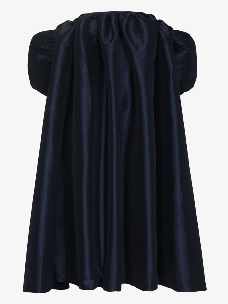 Nia Ruffled Silk Midi Dress