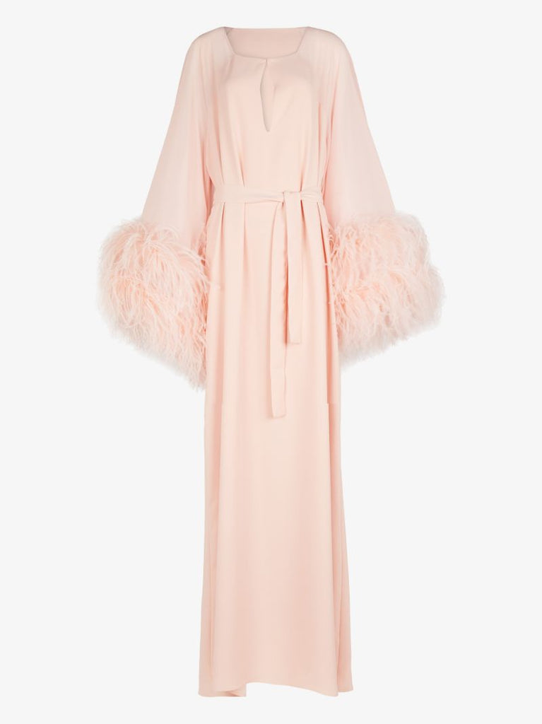 Daphne Feather Trim Gown