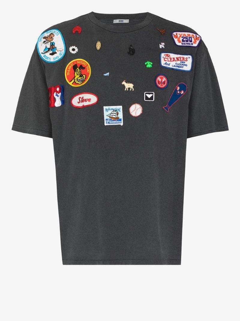 Charm Badges Cotton T-shirt