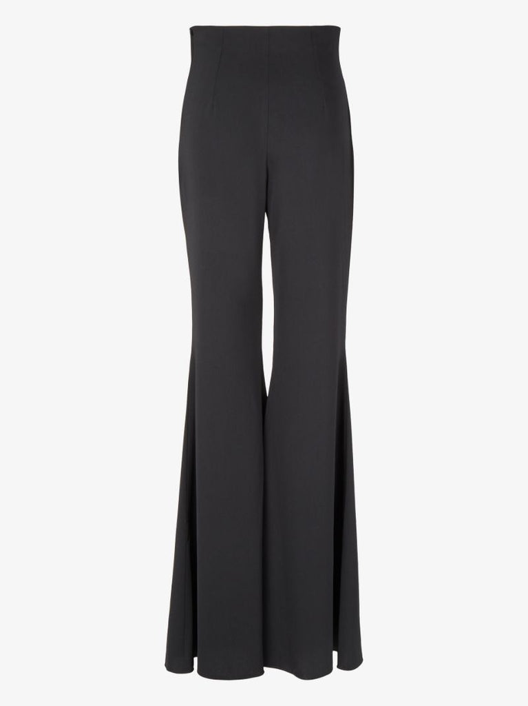 High Waist Flared Trousers