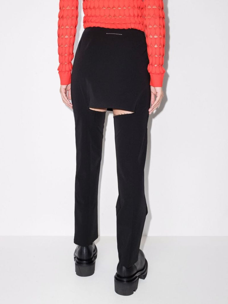 Cutout Straight Leg Trousers