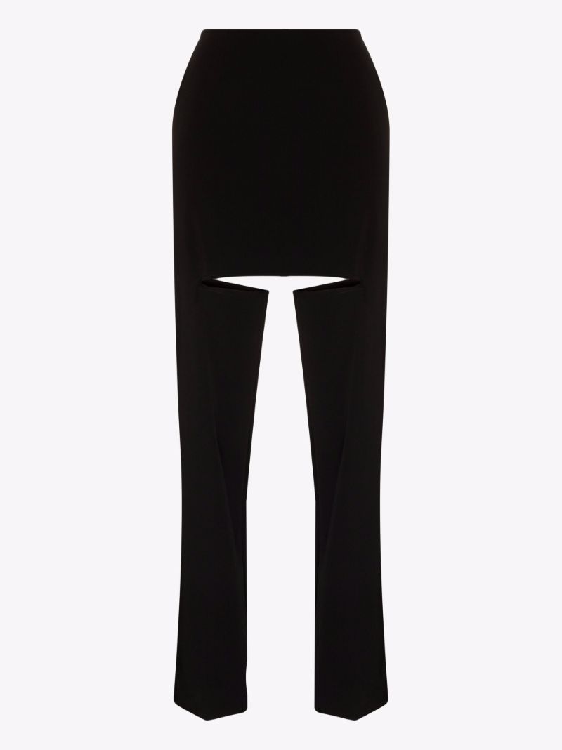 Cutout Straight Leg Trousers