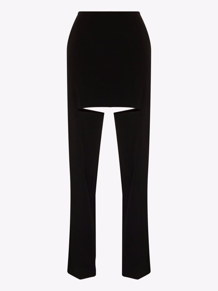 Cutout Straight Leg Trousers