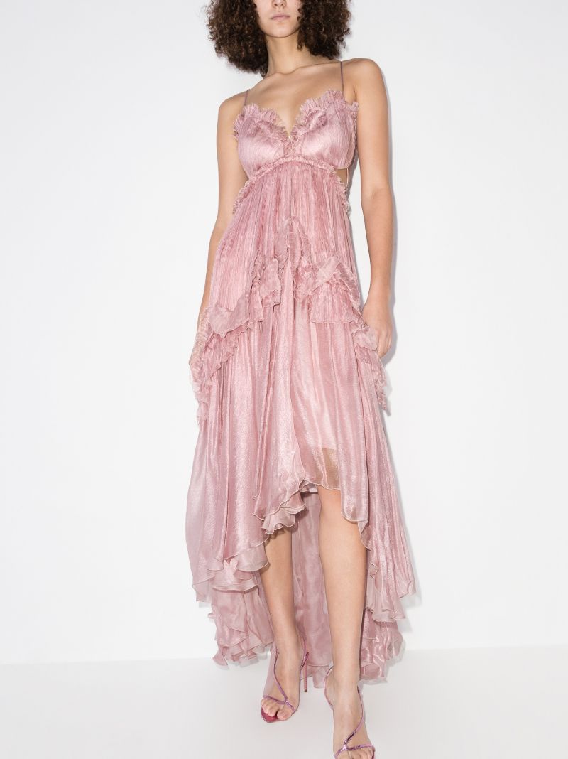 Zahara Ruffled Midi Dress