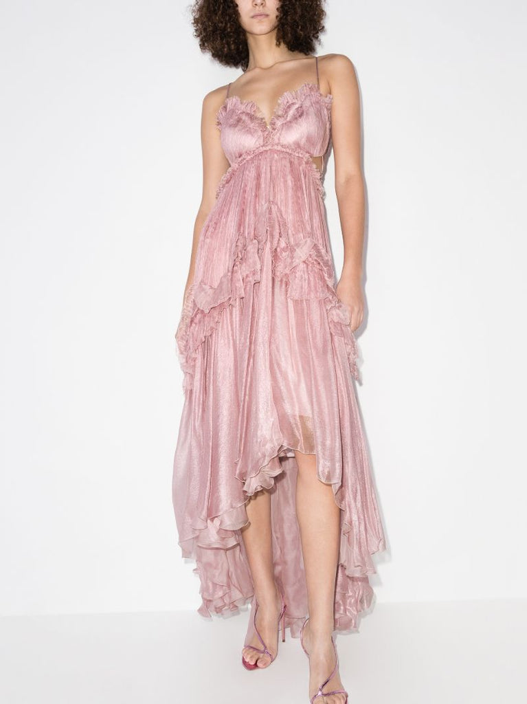 Zahara Ruffled Midi Dress