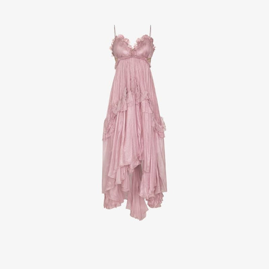 Zahara Ruffled Midi Dress