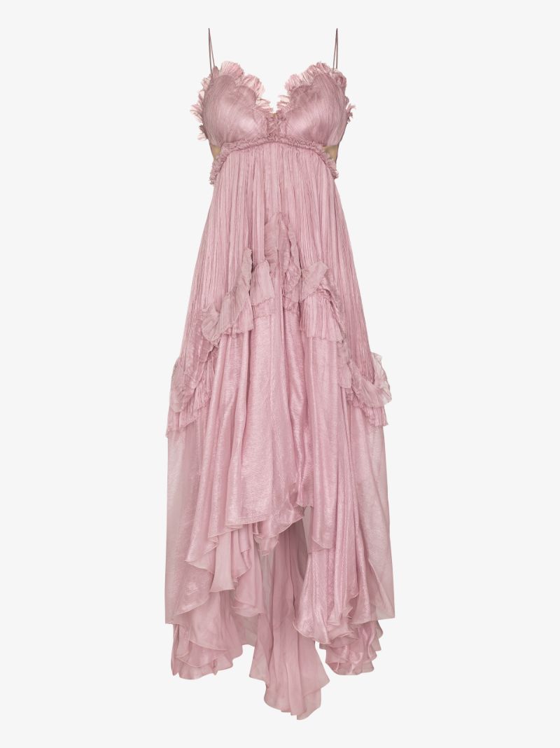 Zahara Ruffled Midi Dress