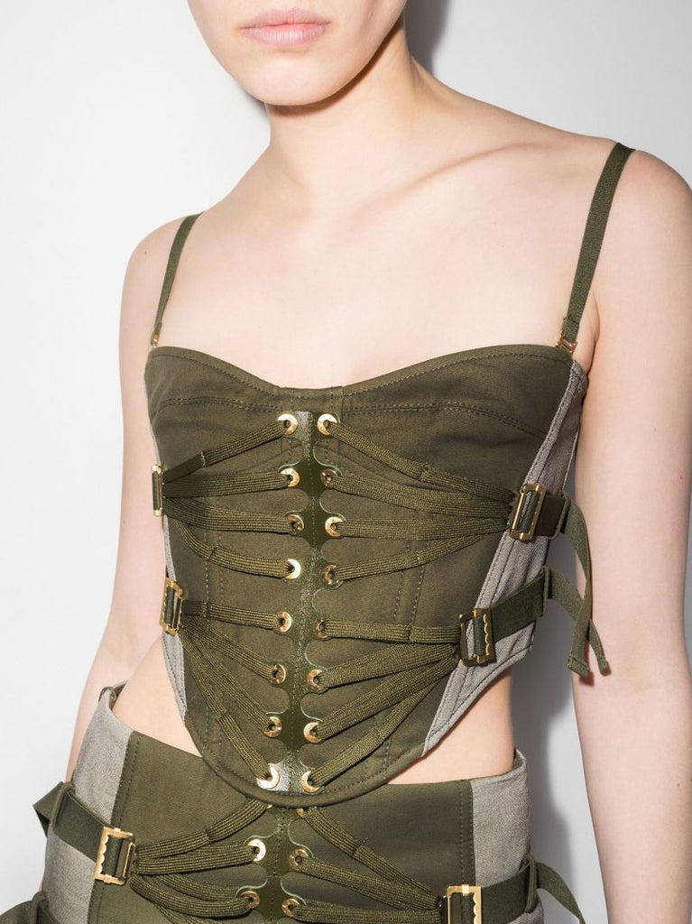 Sweetheart Neckline Corset Top