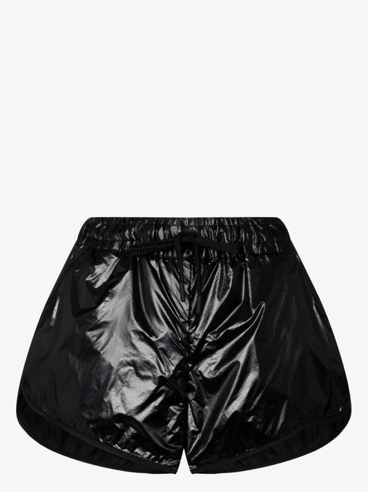 Black Drawstring Track Shorts