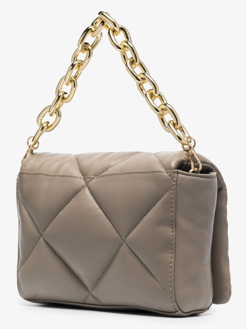 Neutral Brynnie Leather Shoulder Bag