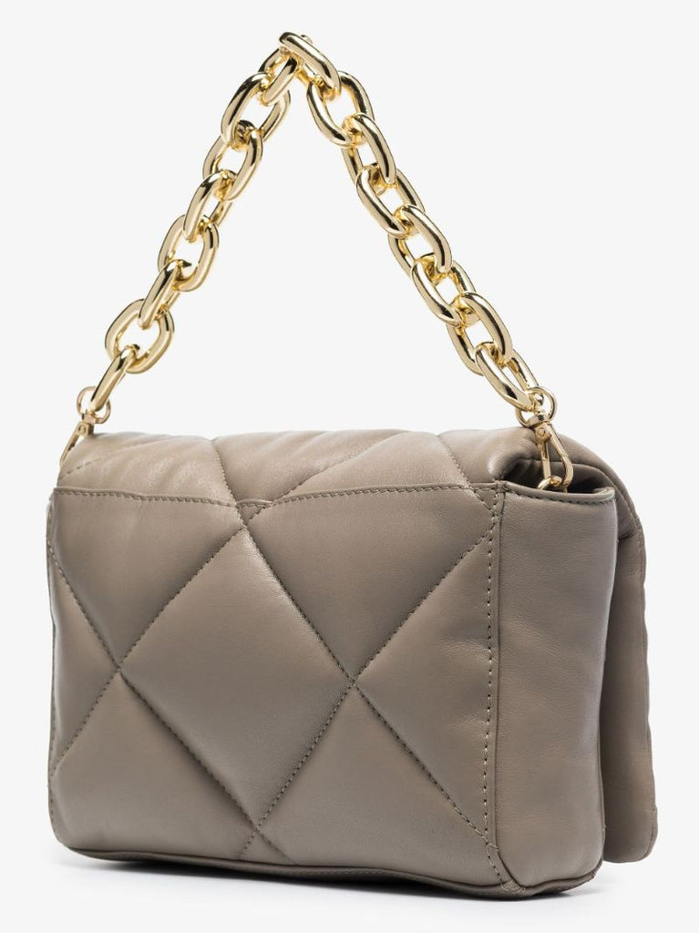Neutral Brynnie Leather Shoulder Bag