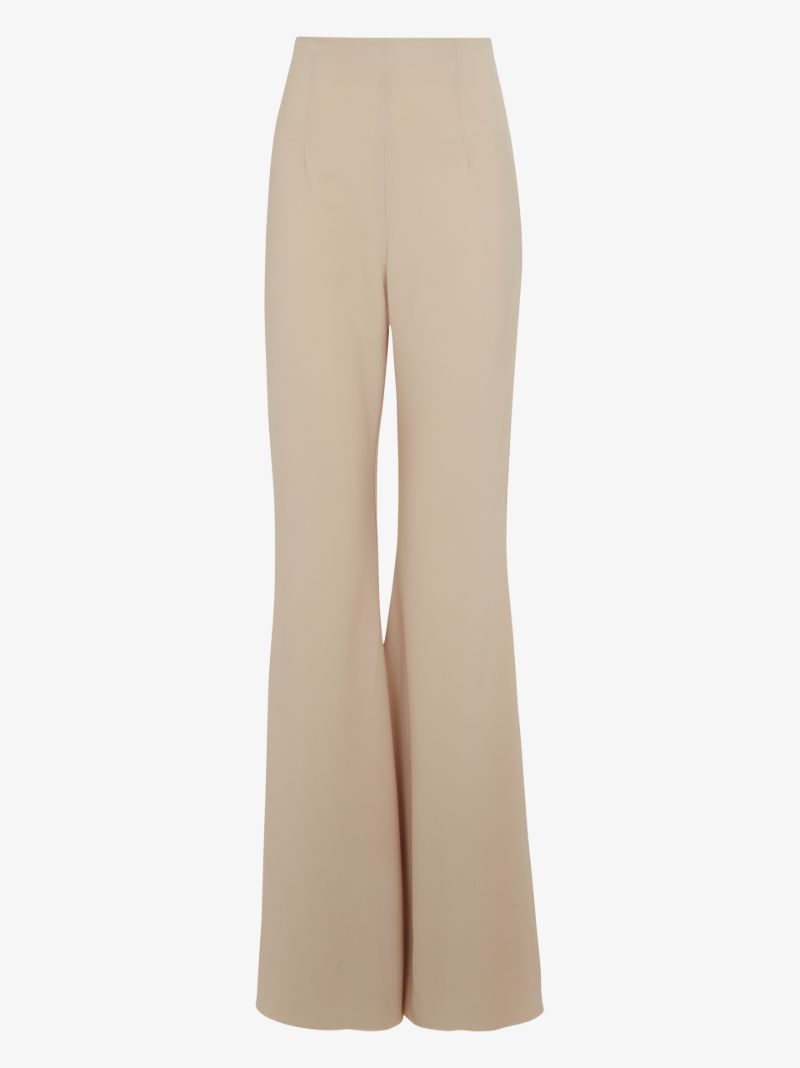 High Waist Flared Trousers