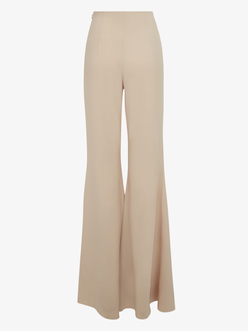 High Waist Flared Trousers