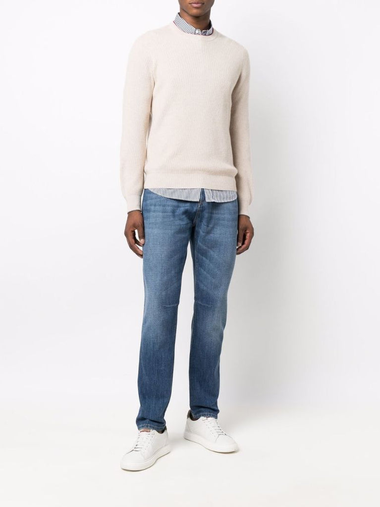Blue Slim Legs Jeans