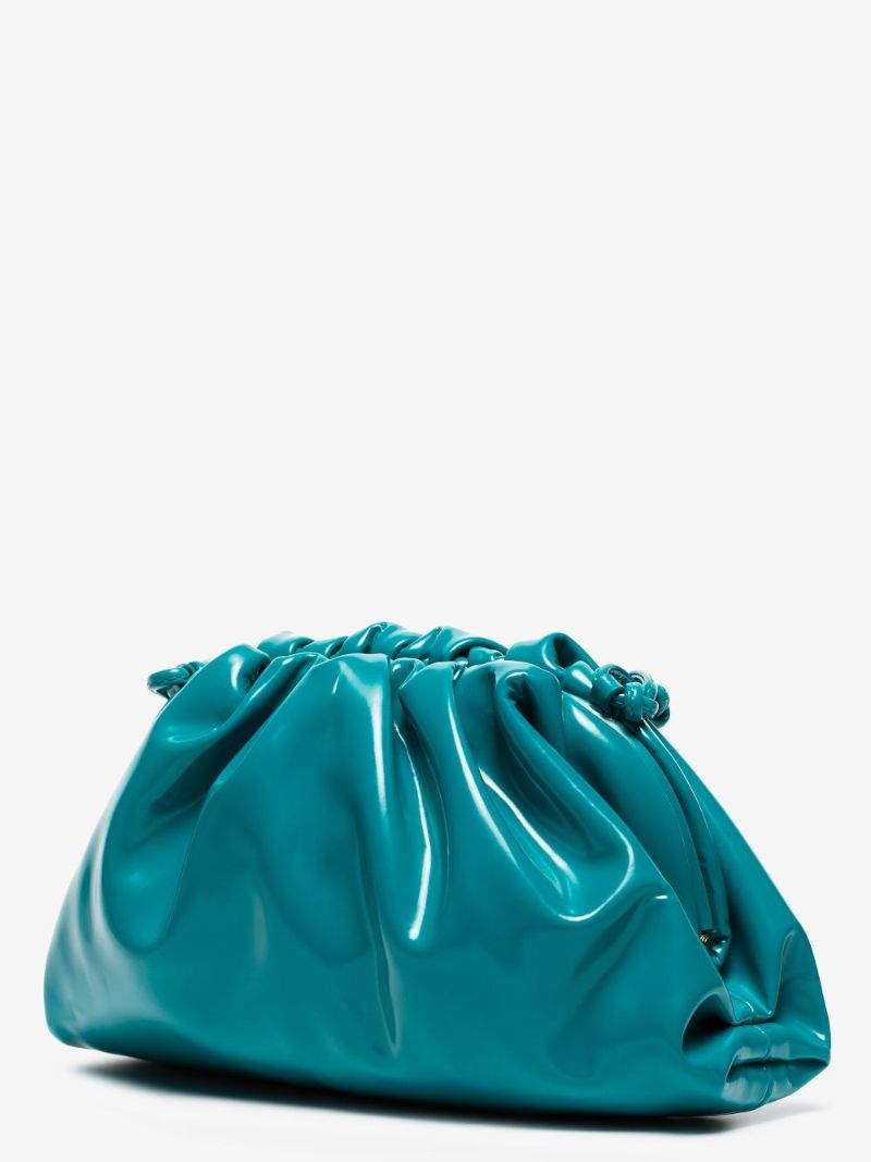 Blue the Mini Pouch Leather Clutch Bag