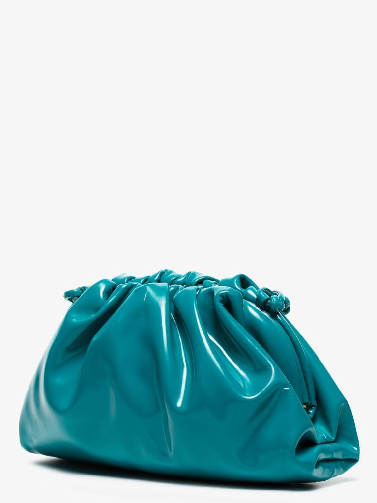 Blue the Mini Pouch Leather Clutch Bag