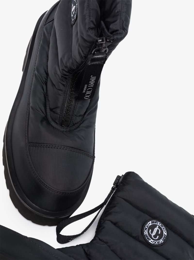 Black Kai Padded Ankle Boots