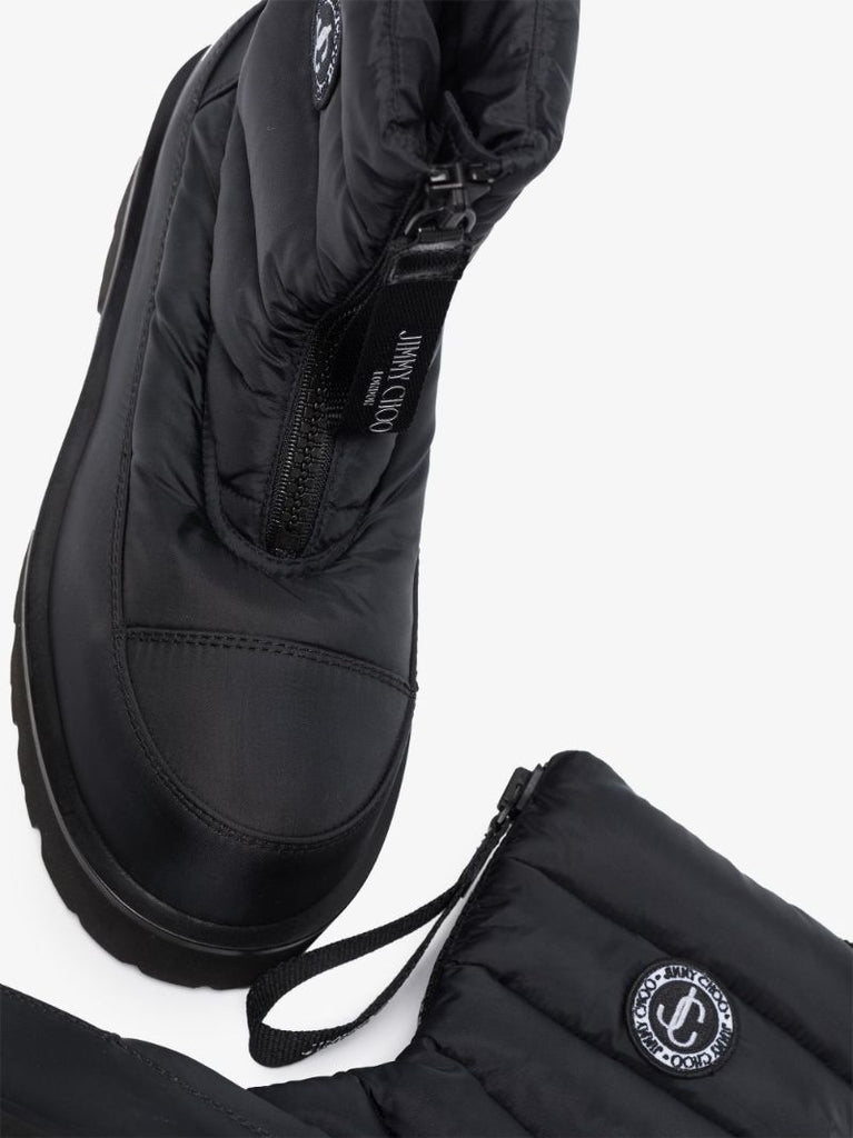 Black Kai Padded Ankle Boots