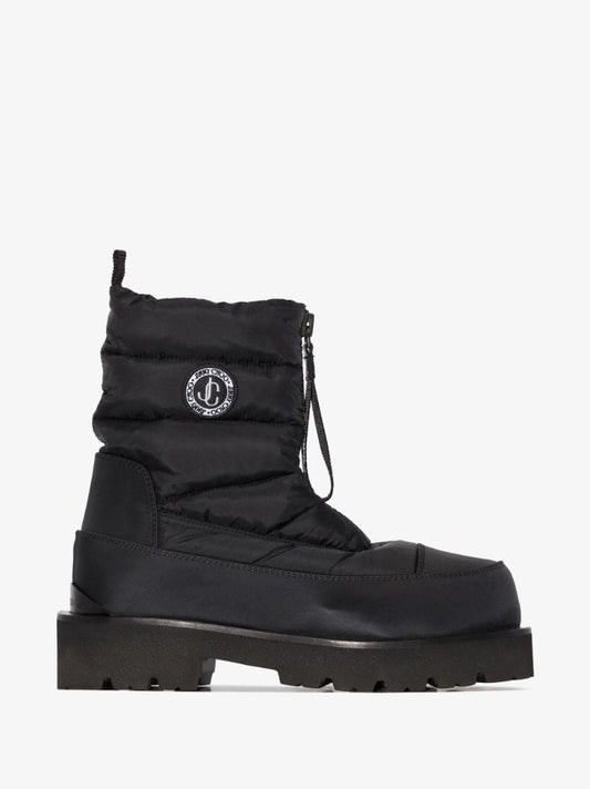Black Kai Padded Ankle Boots