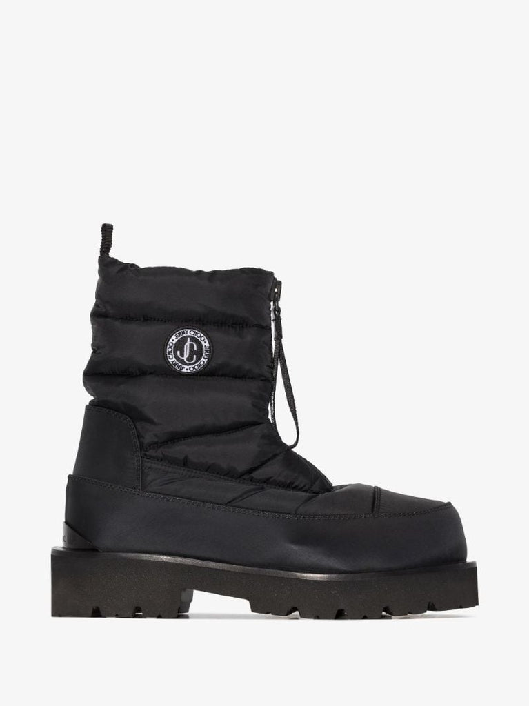 Black Kai Padded Ankle Boots