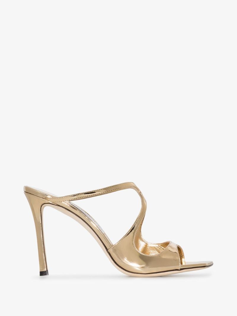 Gold Anise 95 Leather Sandals