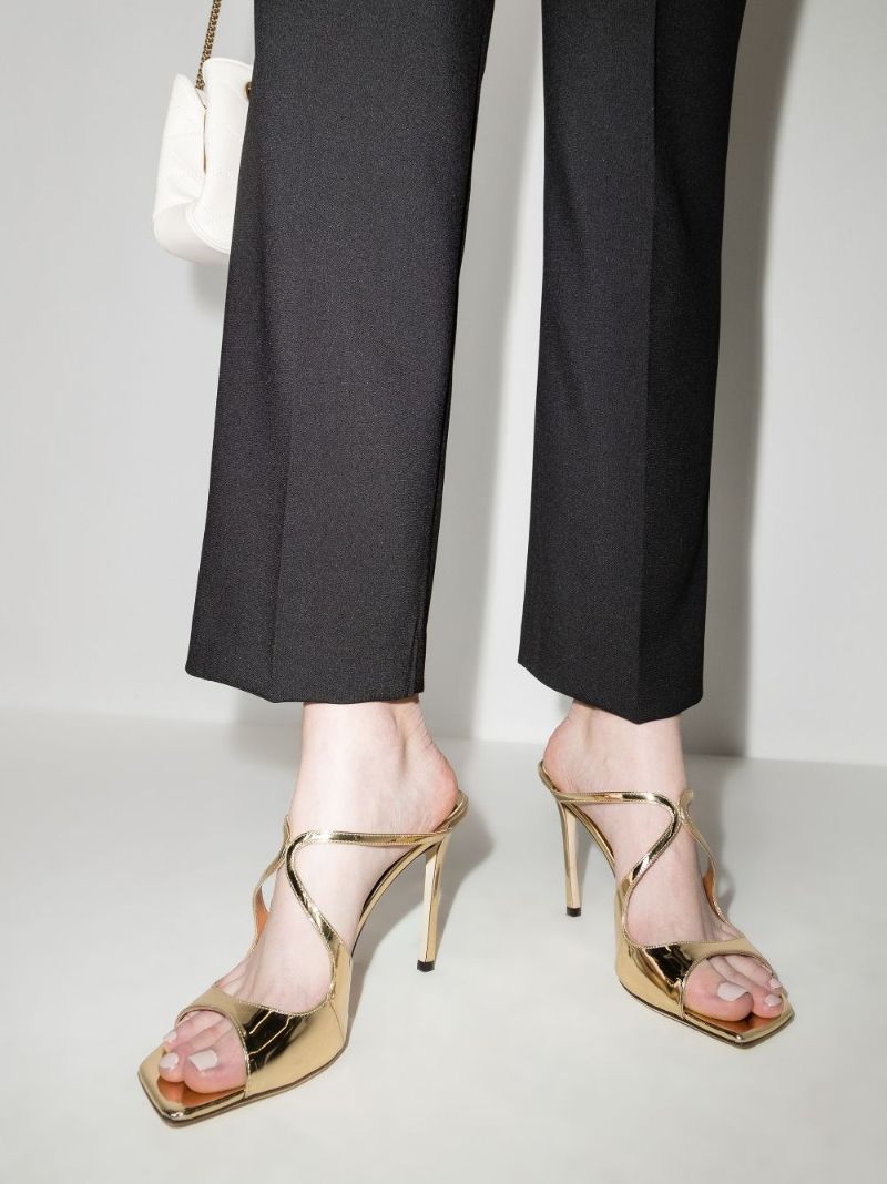 Gold Anise 95 Leather Sandals