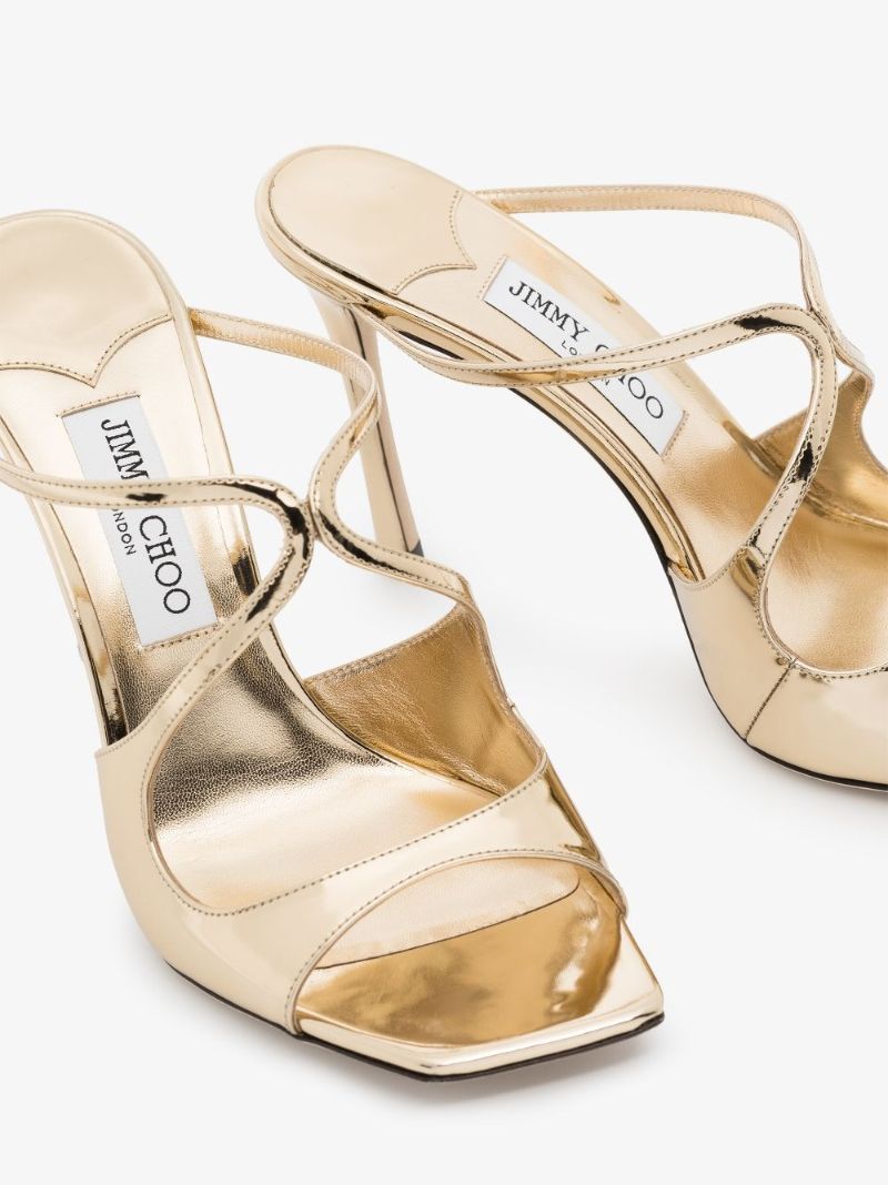Gold Anise 95 Leather Sandals