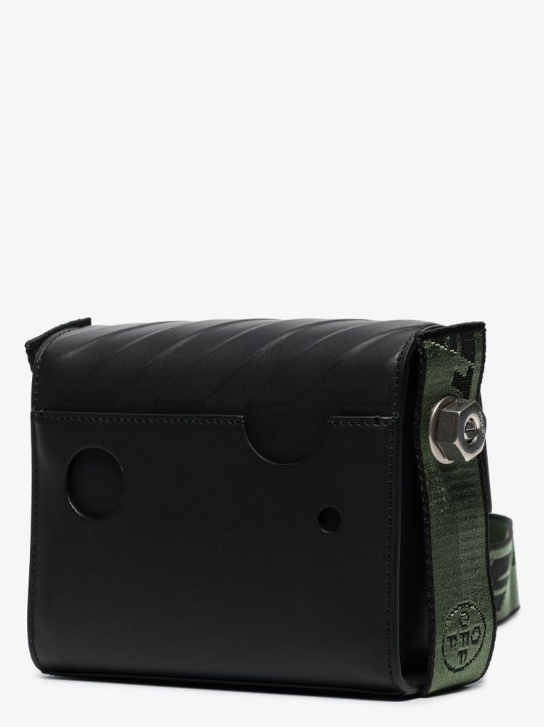 Black Binder 18 Leather Shoulder Bag