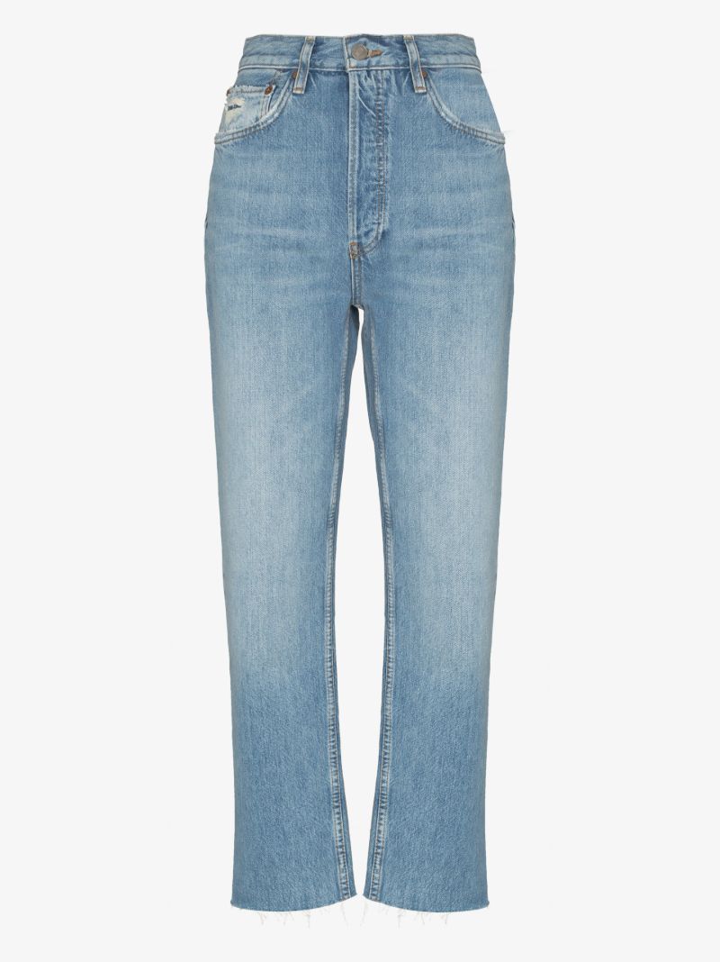 '70s Stove Pipe Straight Leg Jeans