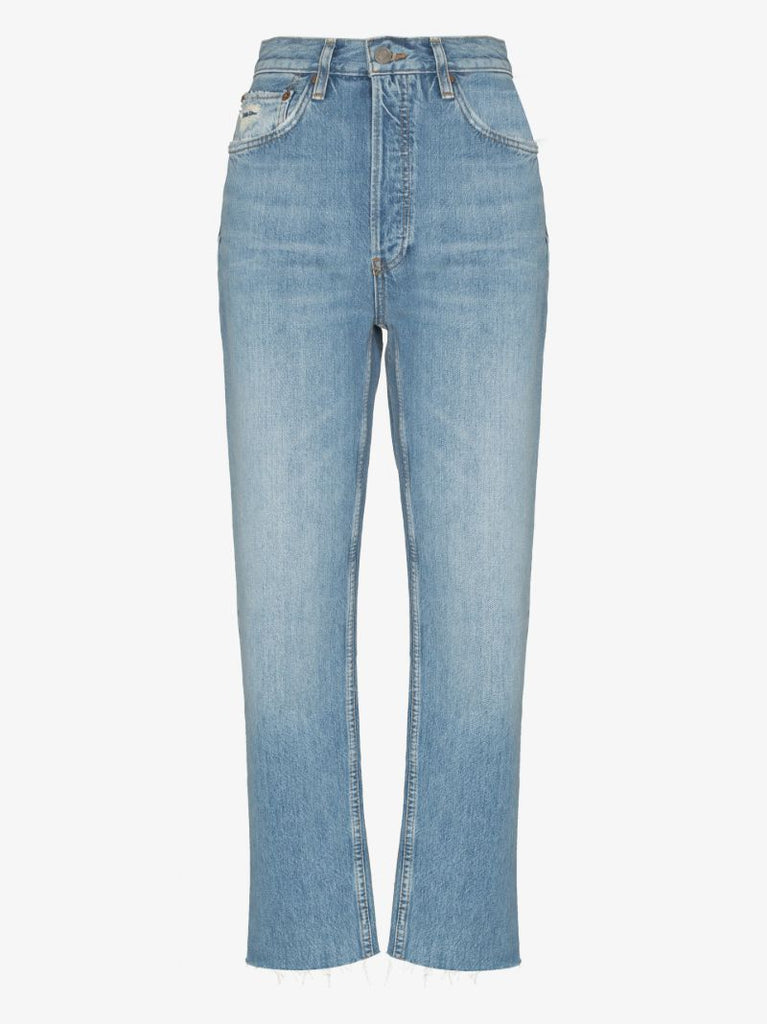 '70s Stove Pipe Straight Leg Jeans