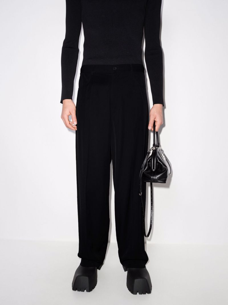 Fluid Cotton Trousers