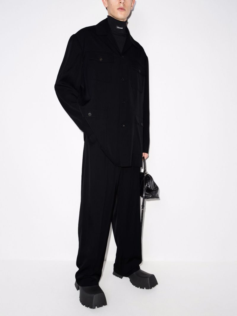 Fluid Cotton Trousers