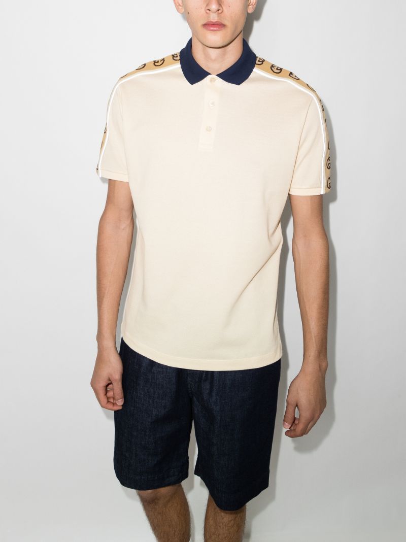 Gg Stripe Polo Shirt