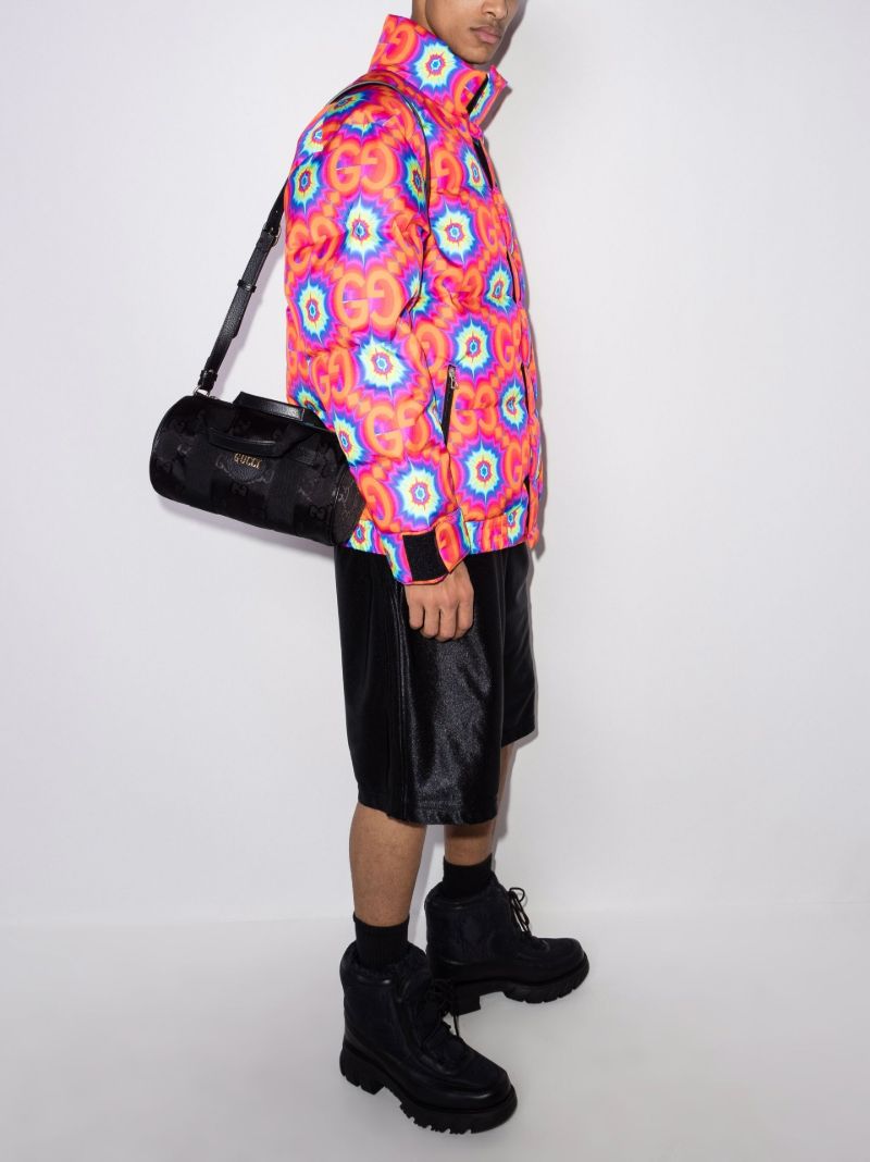 Gg Kaleidoscope Print Padded Jacket