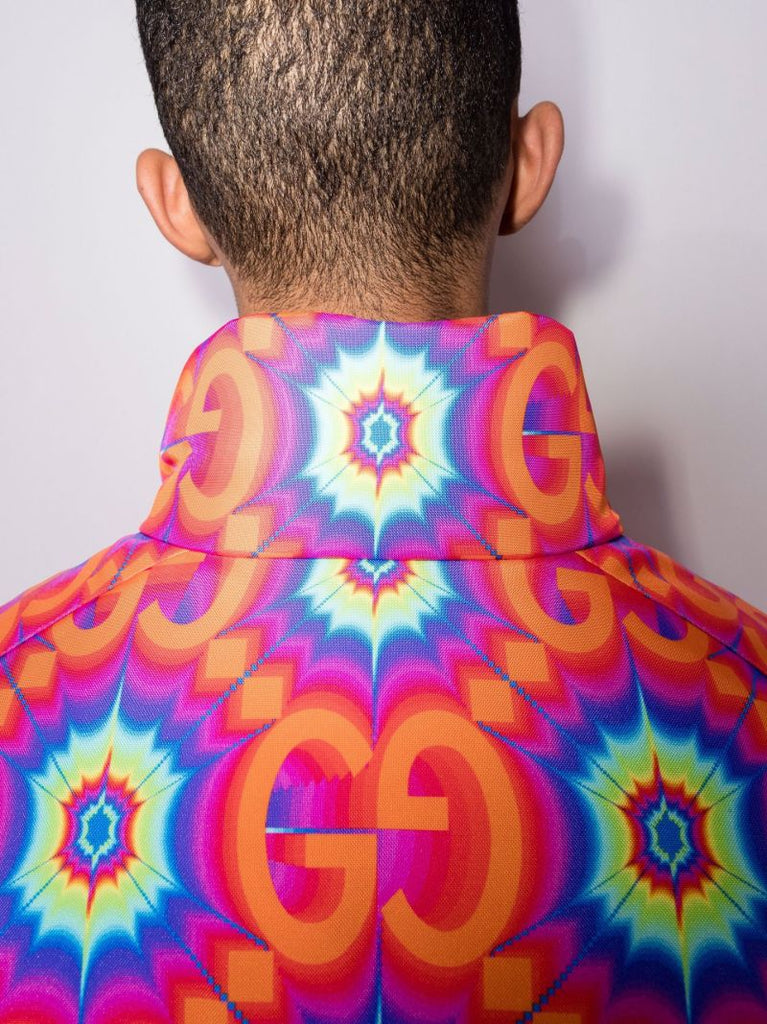 Gg Kaleidoscope Print Padded Jacket