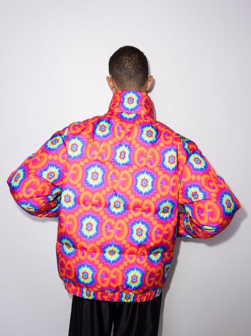 Gg Kaleidoscope Print Padded Jacket
