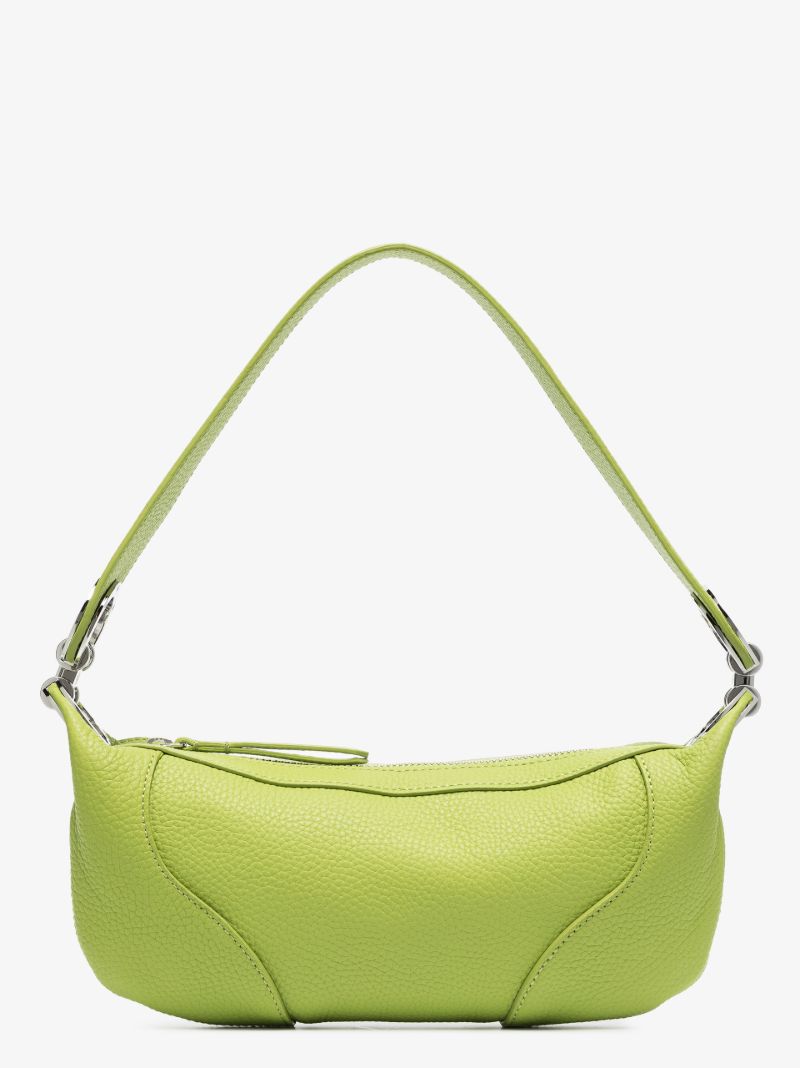 Green Amira Mini Leather Shoulder Bag