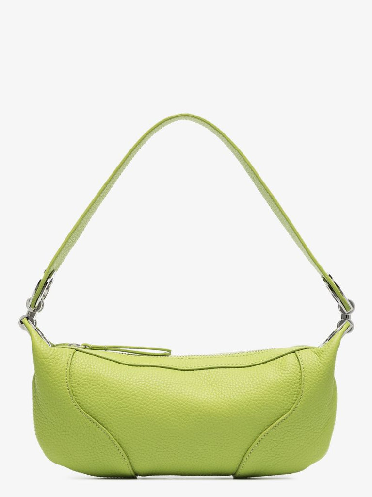 Green Amira Mini Leather Shoulder Bag