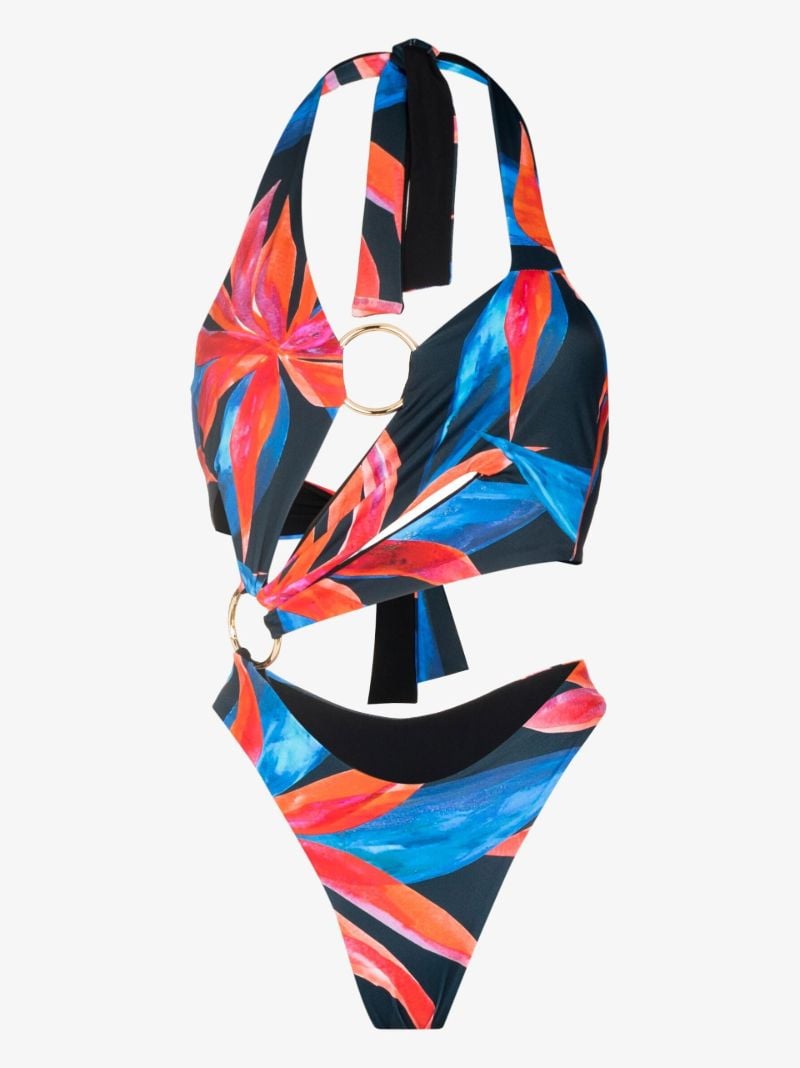 Sex Wax Cutout Halterneck Swimsuit