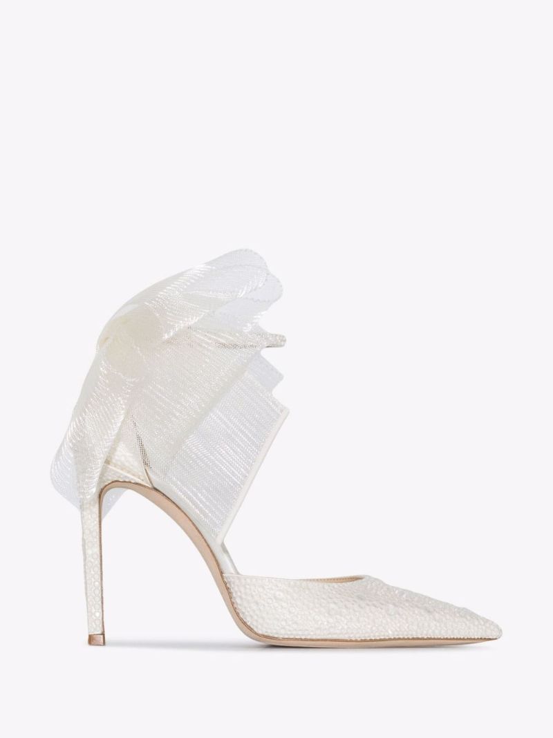 Neutral Averly 100 Embellished Leather Pumps