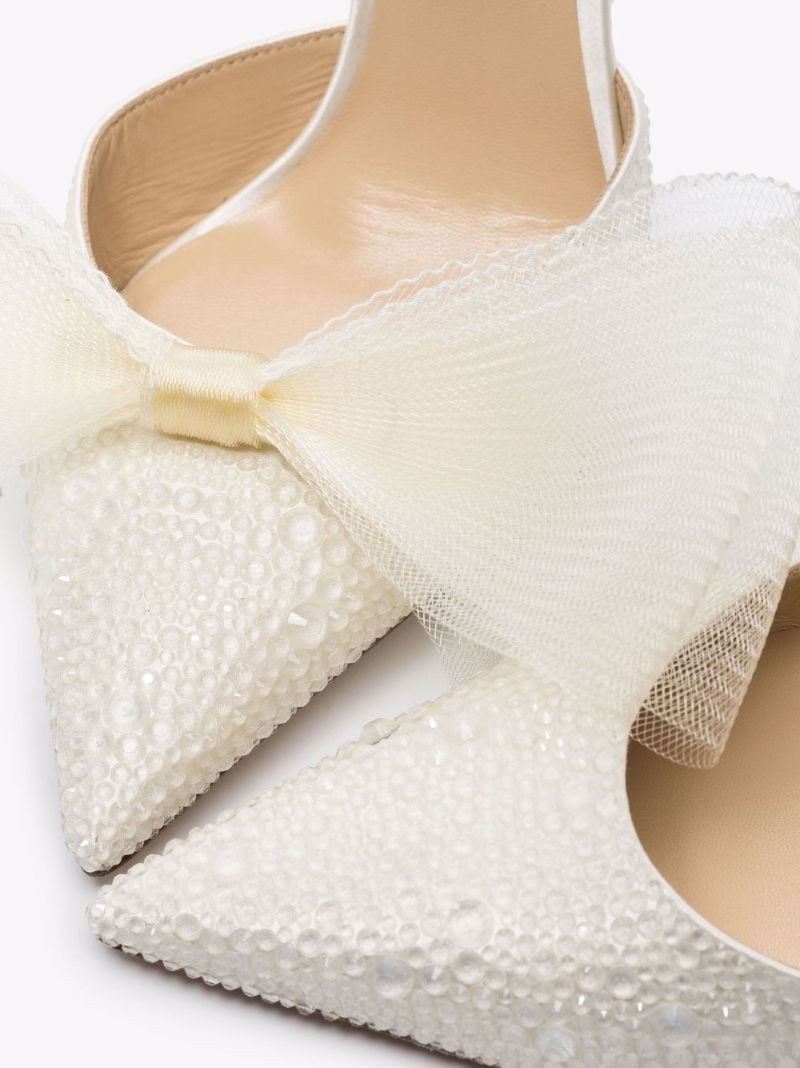 Neutral Averly 100 Embellished Leather Pumps