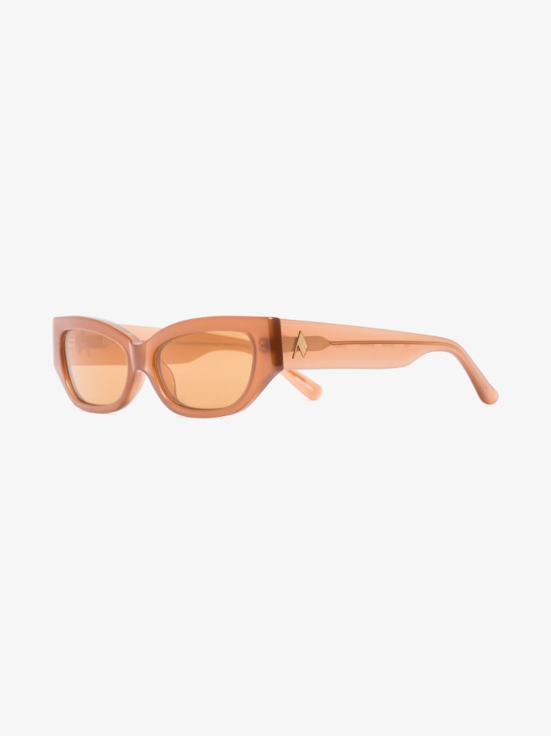 X the Attico Neutral Vanessa Cat Eye Sunglasses