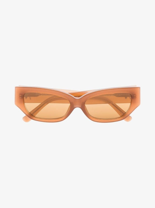 X the Attico Neutral Vanessa Cat Eye Sunglasses