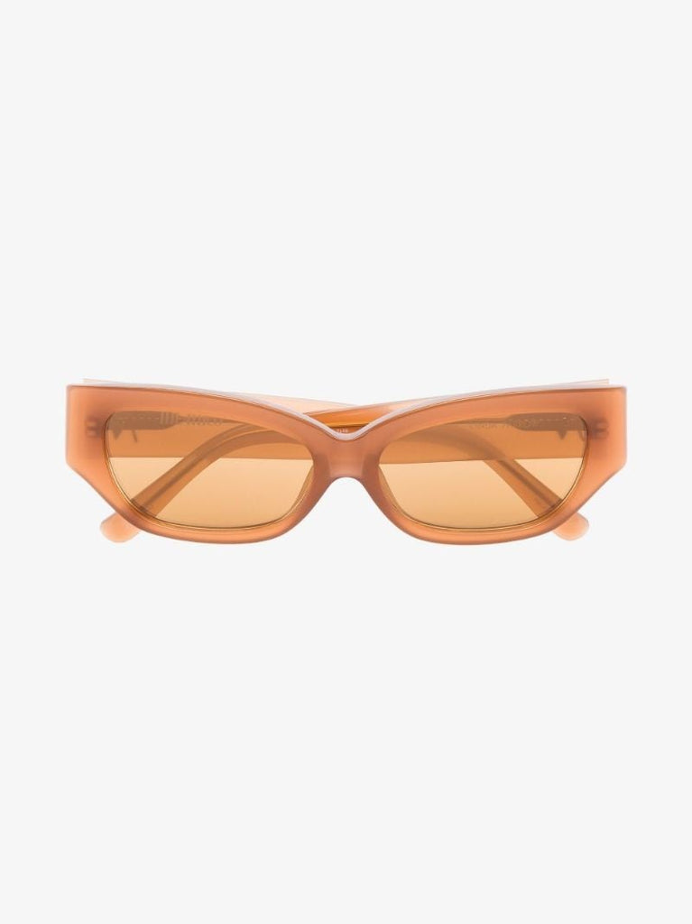 X the Attico Neutral Vanessa Cat Eye Sunglasses