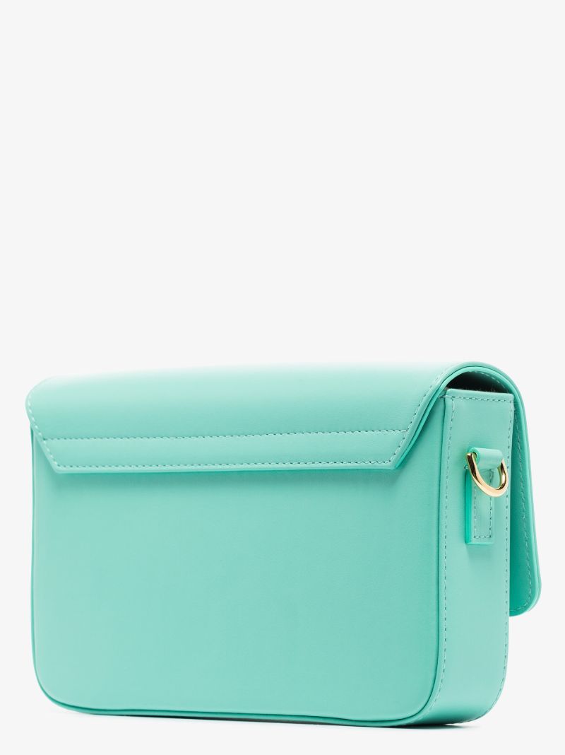 Green Le Carinu Leather Shoulder Bag