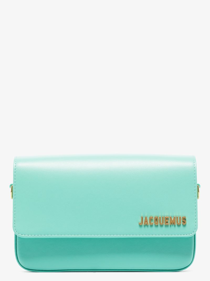 Green Le Carinu Leather Shoulder Bag