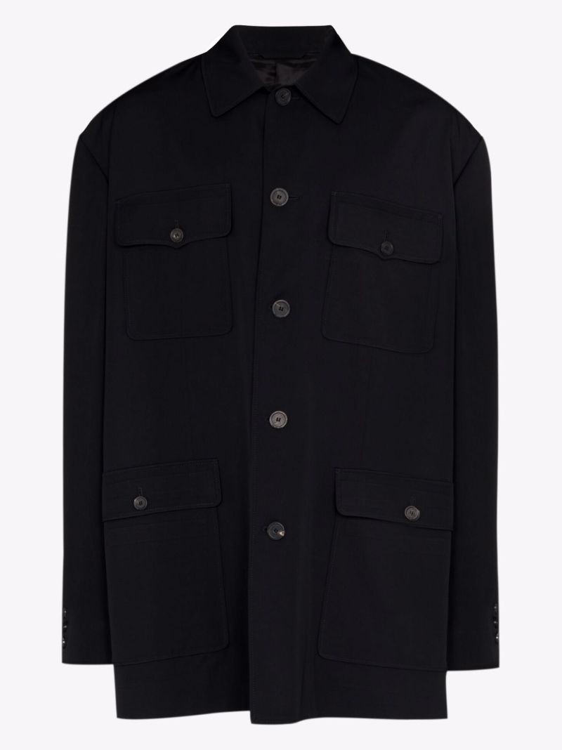 Flap Pocket Shirt Jacket